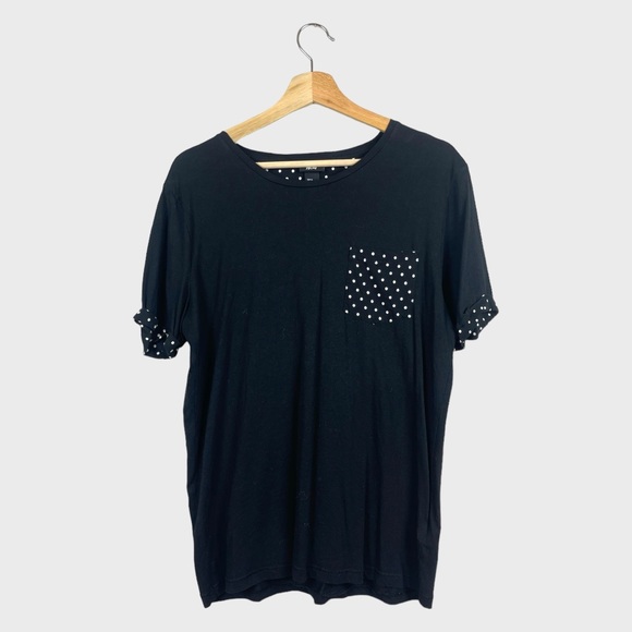 H&M Other - H&M White Polka Dot Black T-Shirt